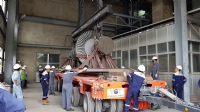 Bốc xếp, vận chuyển thiết bị Rotor tuốc-bin hơi Nhà máy Điện phục vụ công tác bảo trì của Công ty EPS - GENCO3.