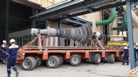 Bốc xếp, vận chuyển thiết bị Rotor tuốc-bin hơi Nhà máy Điện phục vụ công tác bảo trì của Công ty EPS - GENCO3.