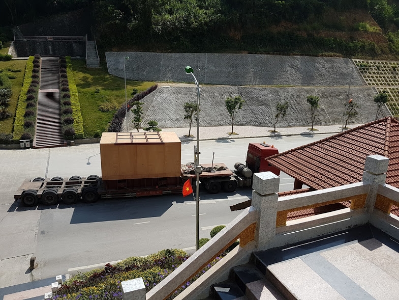 Vận chuyển thiết bị nhà máy Đường An Khê, Quảng Ngãi.