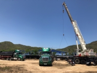 Vận chuyển và bàn giao ống nước phục vụ công trình cấp nước Công ty Cấp Nước Bà Rịa.