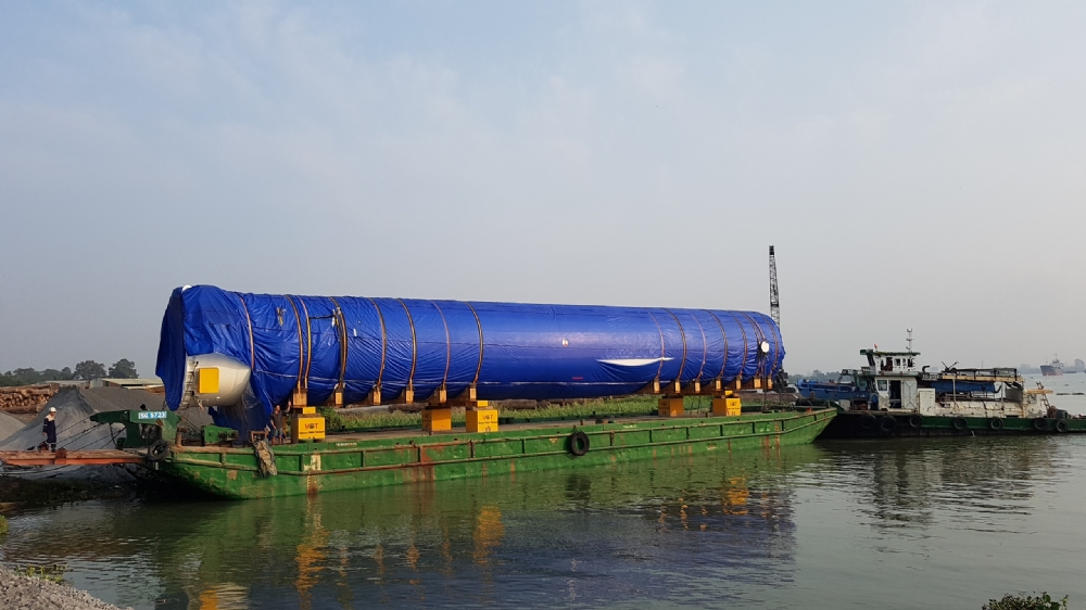 Vận chuyển và bàn giao thành công thiết bị bồn chứa ga của nhà máy Air Liquid Việt Nam.