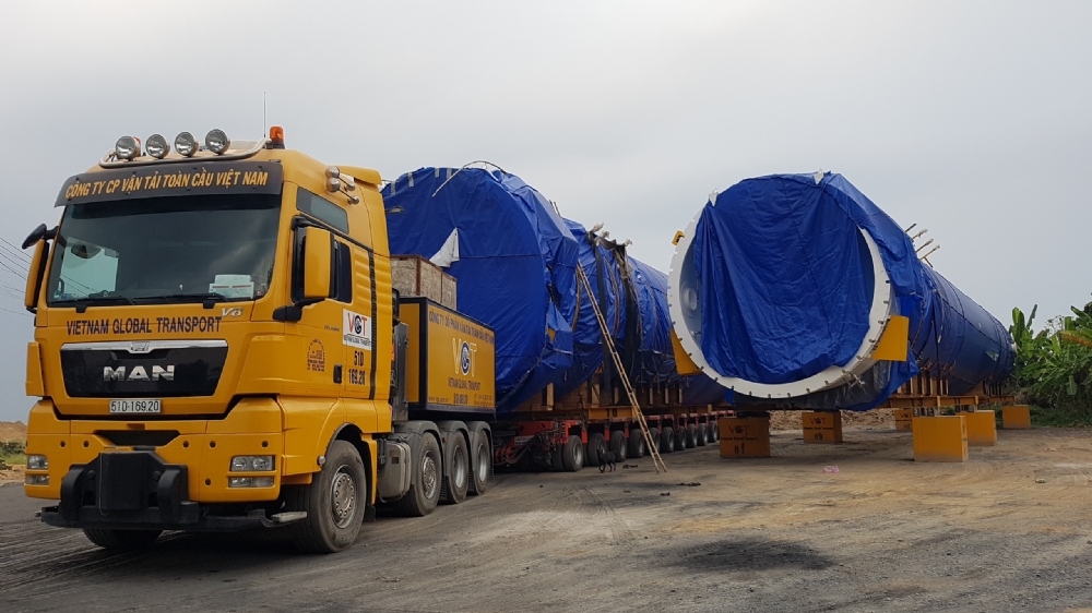 Vận chuyển và bàn giao thành công thiết bị bồn chứa ga của nhà máy Air Liquid Việt Nam.