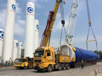 Vận chuyển và bàn giao thành công thiết bị bồn chứa ga của nhà máy Air Liquid Việt Nam.