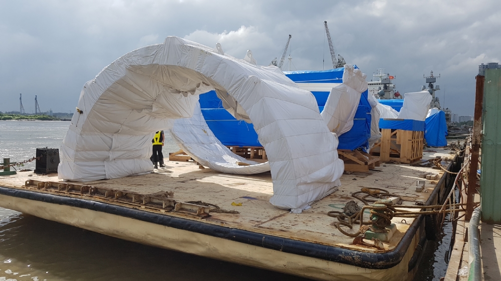 Vận chuyển và bàn giao thiết bị Robot khoan đường hầm (TBM) gói thầu 1A - Dự án Đường sắt Nội đô, Tuyến 1 Tp. Hồ Chí Minh.