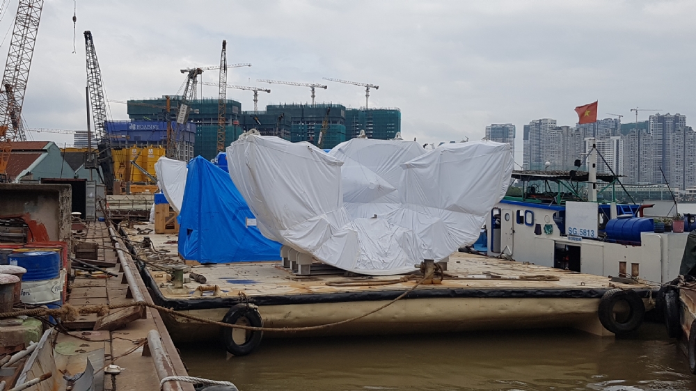 Vận chuyển và bàn giao thiết bị Robot khoan đường hầm (TBM) gói thầu 1A - Dự án Đường sắt Nội đô, Tuyến 1 Tp. Hồ Chí Minh.