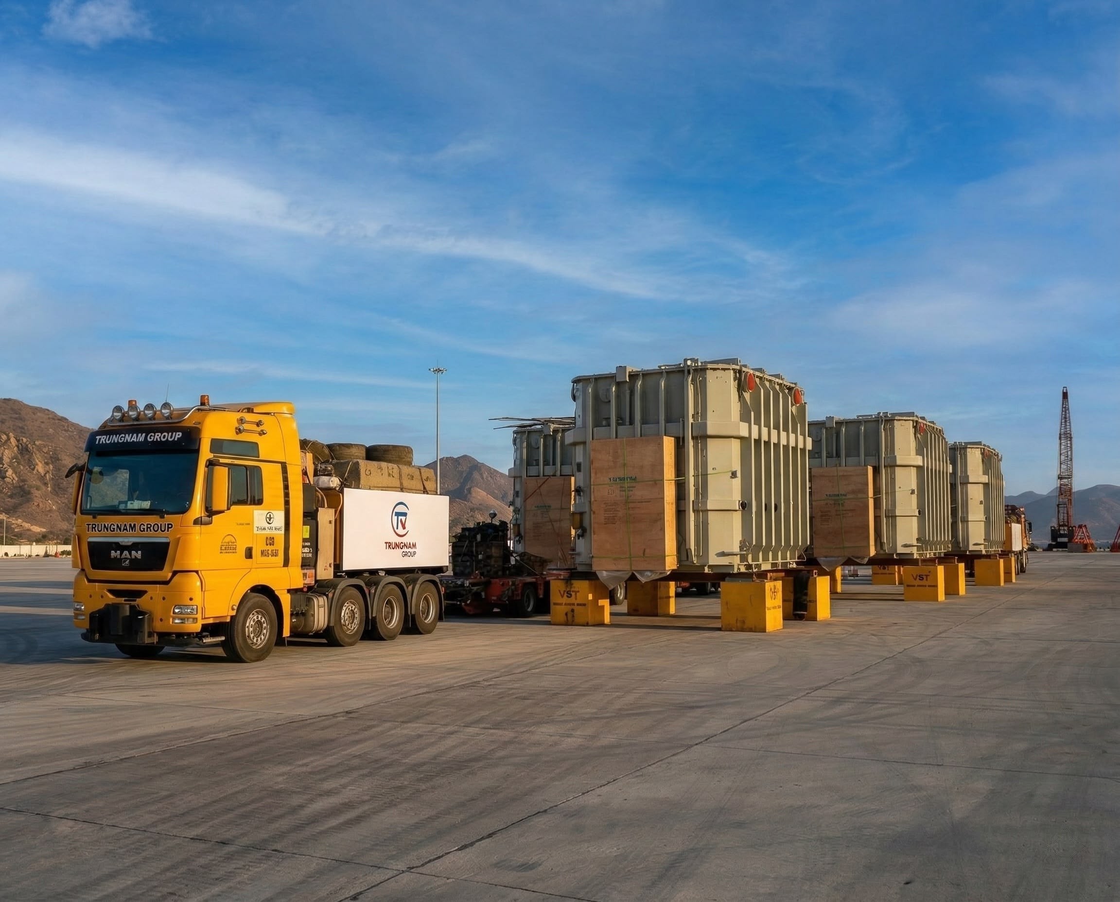 Successful Handling, Transportation and Installation of 6 Transformers for Thuan Nam 450MW Solar Power Project - VGT - Giải pháp vận tải và logistics toàn diện cho doanh nghiệp Gemini Generated Image cyyvwcyyvwcyyvwc 1 1 - VGT - Giải pháp vận tải và logistics toàn diện cho doanh nghiệp