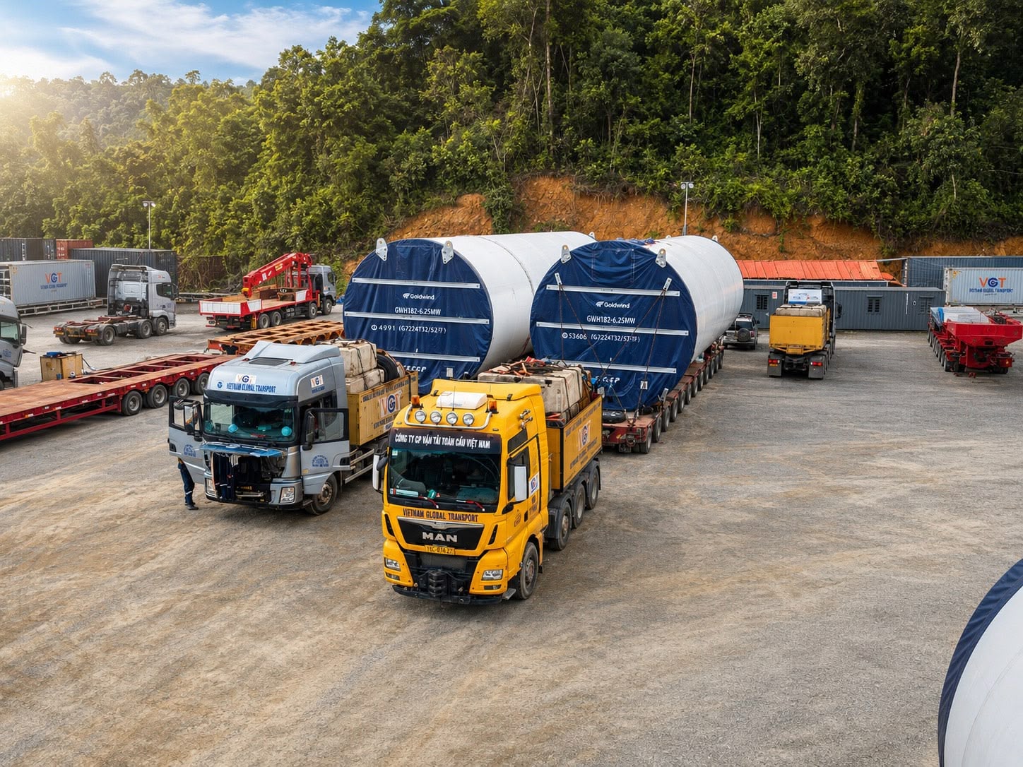 VGT chinh phục đỉnh Trường Sơn: đưa trụ điện gió 115 tấn vượt  biên giới Việt Lào - 4