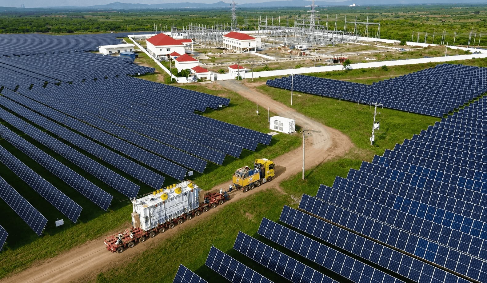 Tiếp nhận và vận chuyển máy biến áp đến trạm Takeo –  Dự án E10