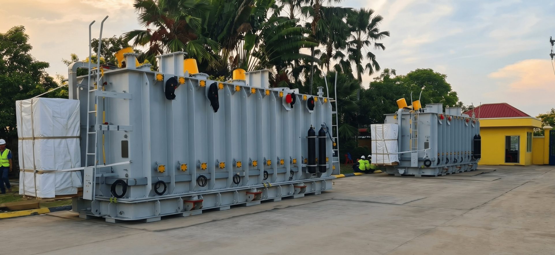 Tiếp nhận và vận chuyển máy biến áp đến trạm Takeo –  Dự án E10 - 10