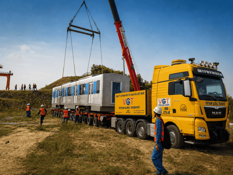 VGT 为滨城—仙泉地铁1号线项目接收并运输设备