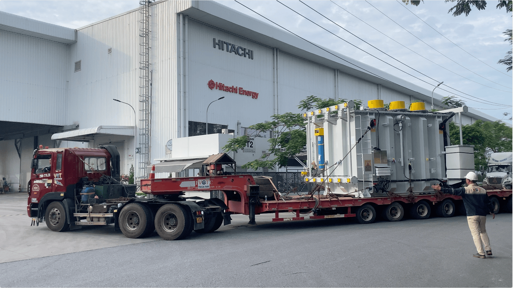 VGT vận chuyển 02 máy biến áp từ Nhà máy Hitachi Bắc Ninh đến Cảng Đình Vũ, Hải Phòng - 3