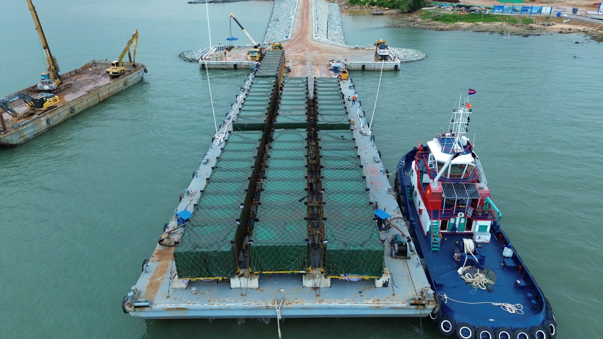 VGT tham gia triển khai vận chuyển thiết bị cho Dự án điện khí và kho cảng LNG tại Koh Kong, Campuchia - 14