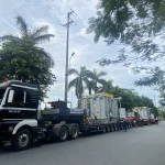 VGT vận chuyển 02 máy biến áp từ Nhà máy Hitachi Bắc Ninh đến Cảng Đình Vũ, Hải Phòng