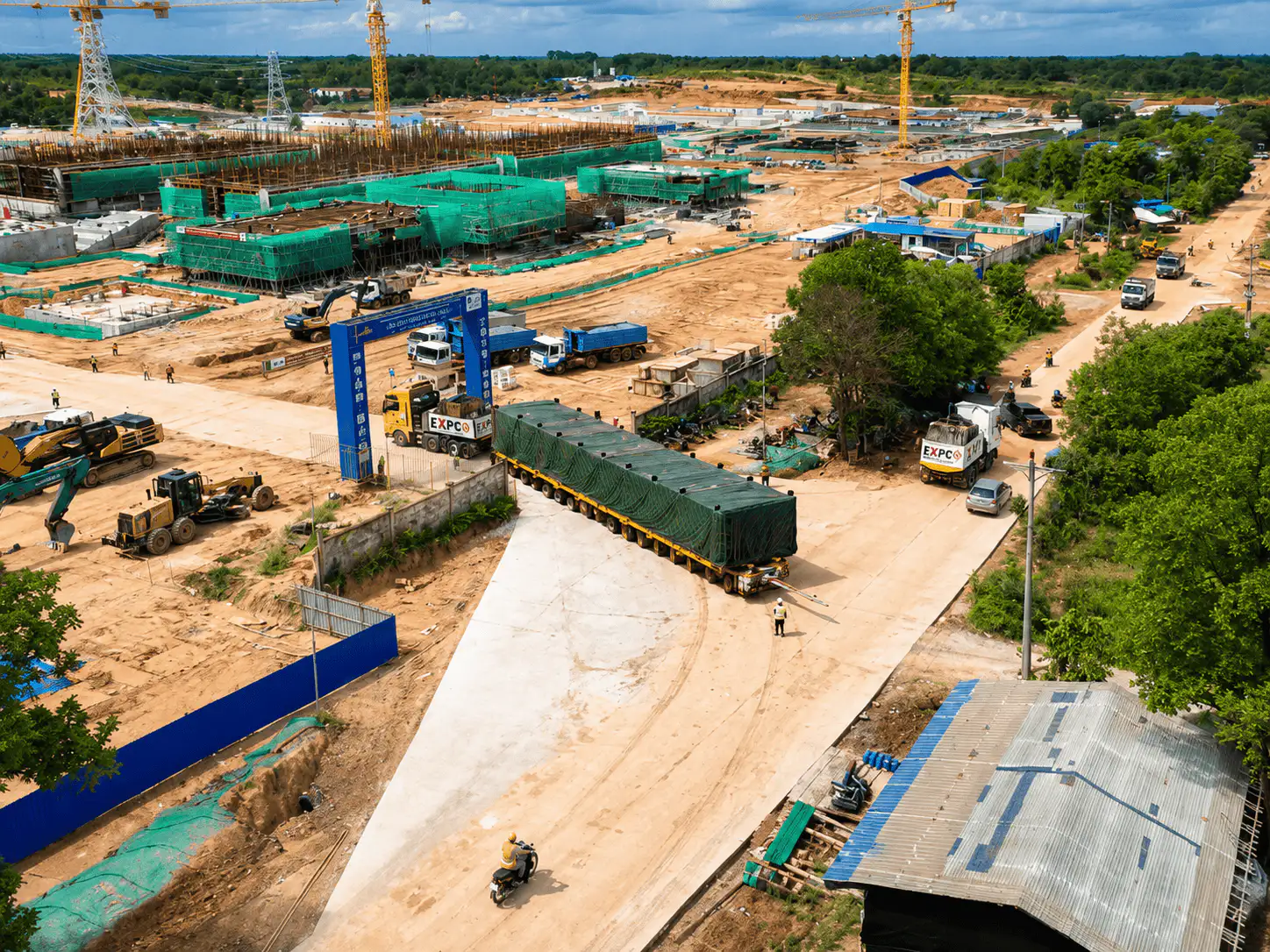 VGT tham gia triển khai vận chuyển thiết bị cho Dự án điện khí và kho cảng LNG tại Koh Kong, Campuchia - 18