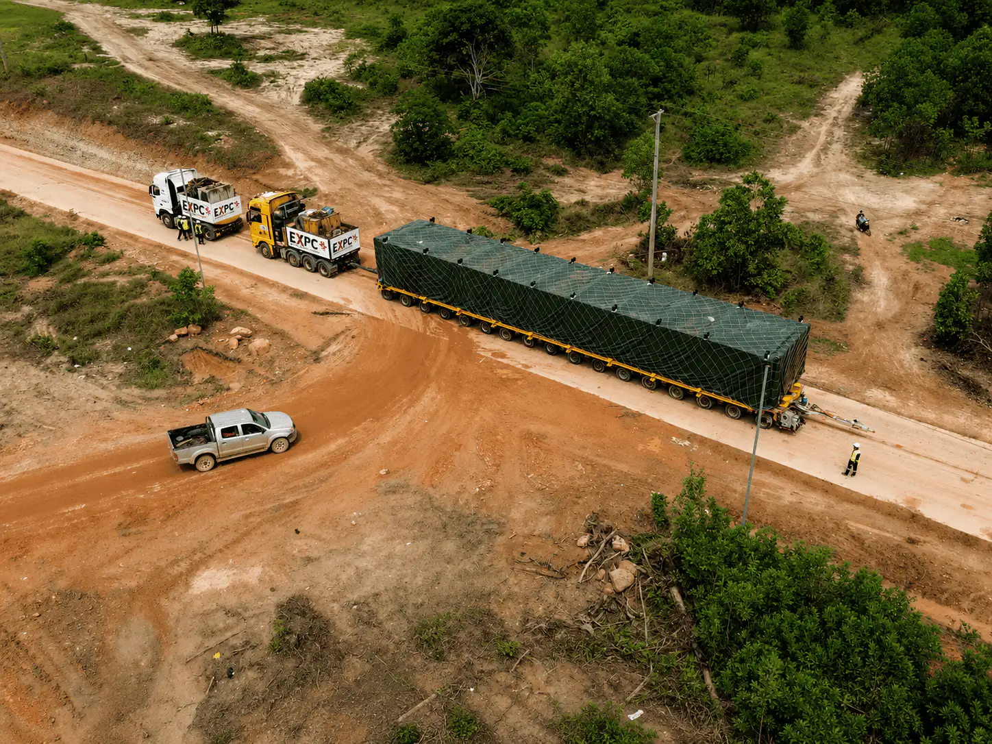 VGT tham gia triển khai vận chuyển thiết bị cho Dự án điện khí và kho cảng LNG tại Koh Kong, Campuchia - 17