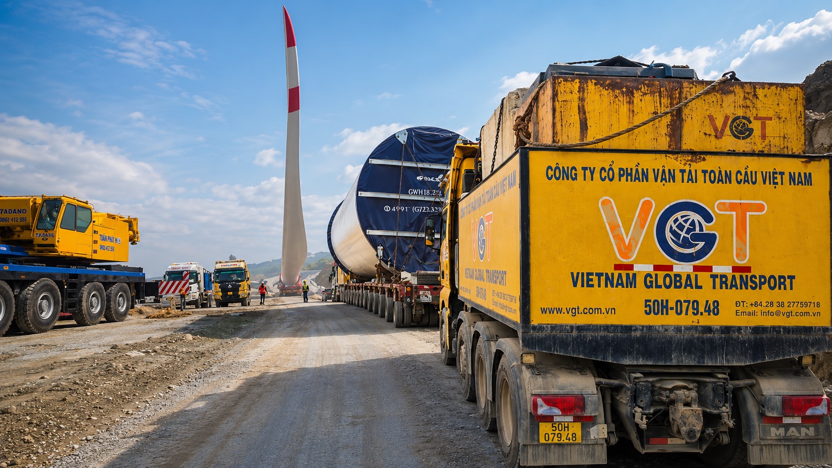 VGT chinh phục đỉnh Trường Sơn: đưa trụ điện gió 115 tấn vượt  biên giới Việt Lào - 6